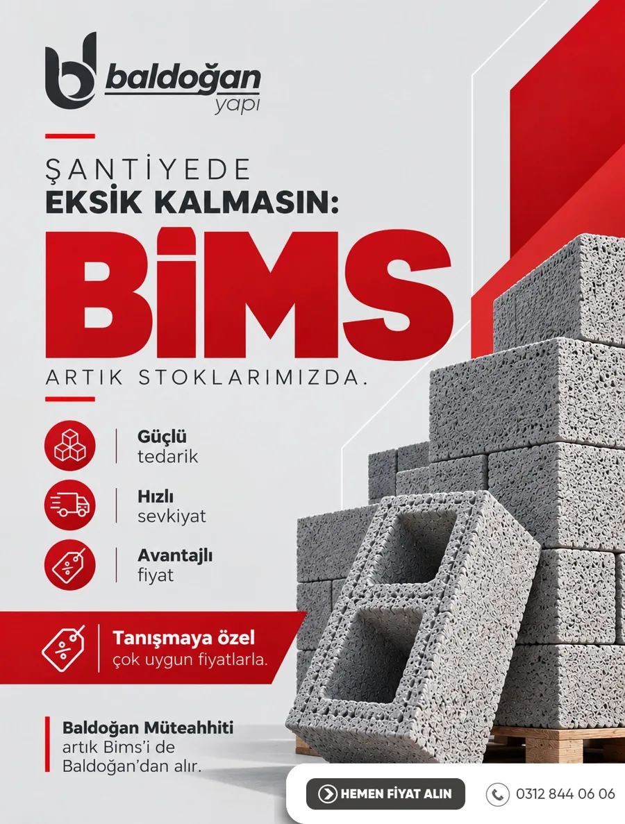Güçlü tedarik, hızlı sevkiyat, avantajlı fiyat — bims